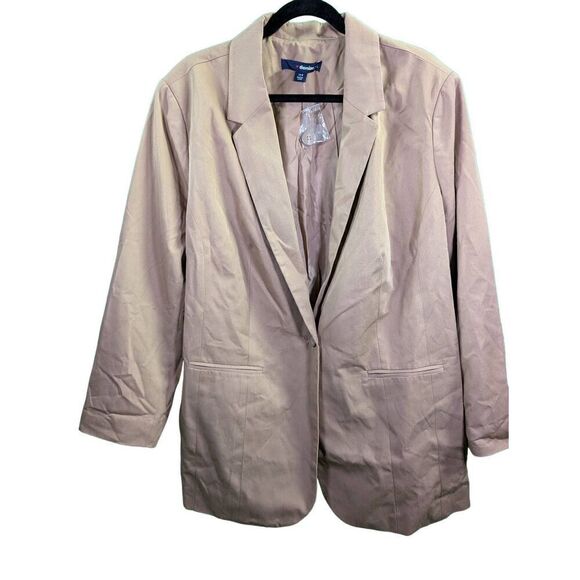 NWOT Denim 24/7 Notch Collar Blazer Suit Jacket size 24W - Picture 1 of 4
